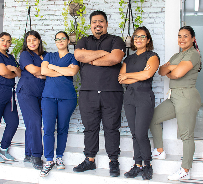 Escritorio con laptop